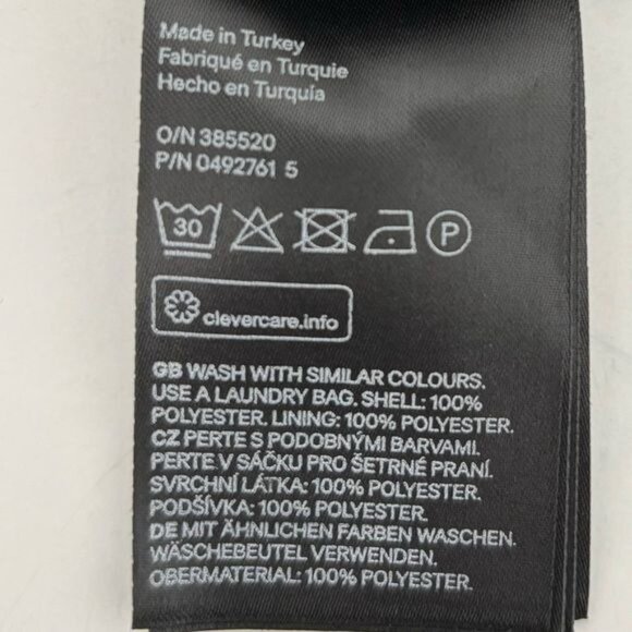 Y2K H & M Large Midi Striped Sheer Mesh BodyCon Festival Avant-Garde Gothic Glam - Picture 5 of 12